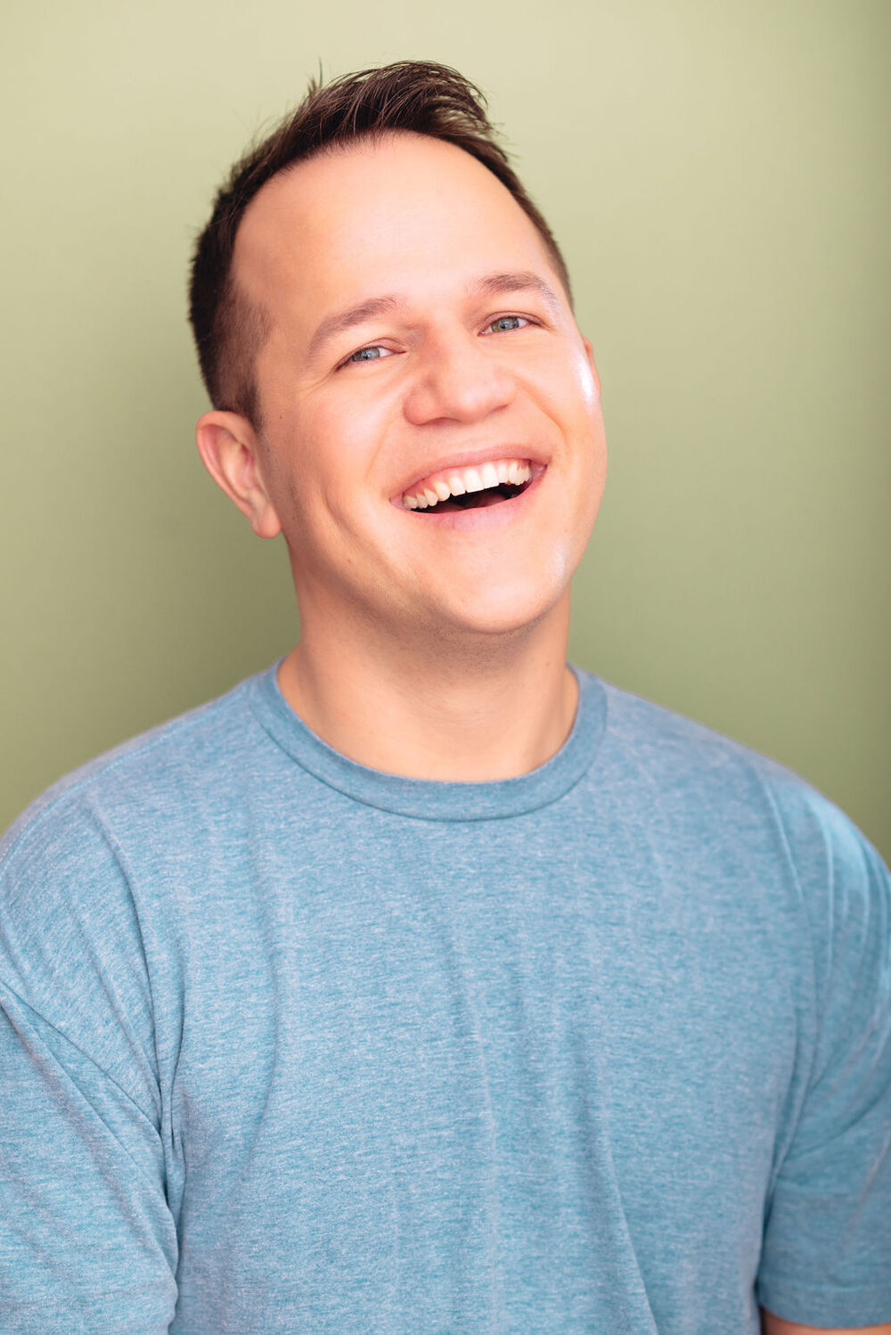 Douglas Widick laughing