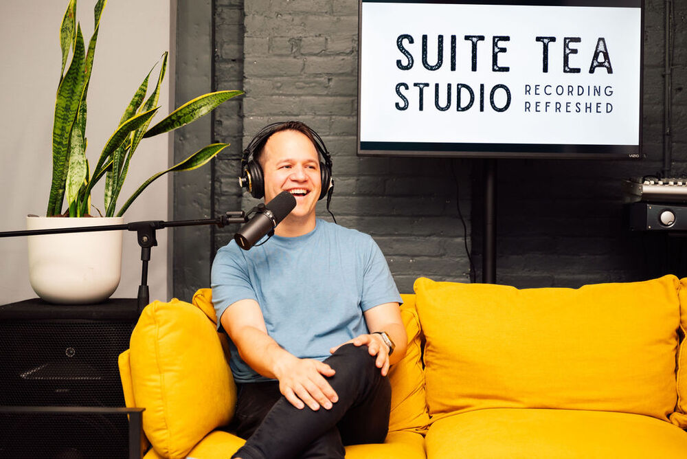 Douglas Widick recording at Suite Tea Studio